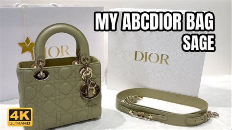 sage lady dior|LADY DIOR UNBOXING SMALL MY ABCDIOR IN SAGE.